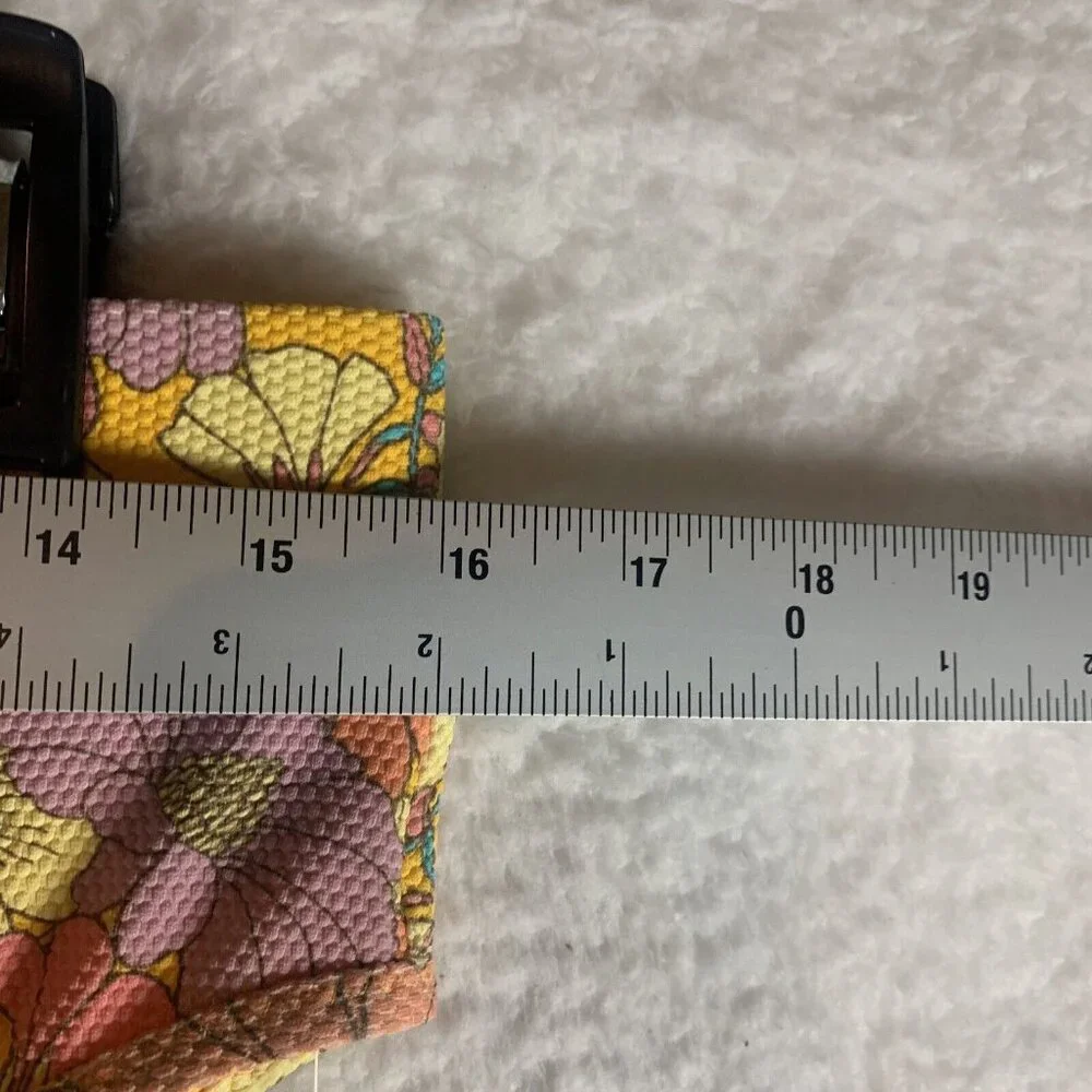 Jessica Simpson Swim Bottom Women's XL‎ Flax Multi Floral Nylon High-Waist S9479
